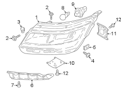 Image of Headlight image for your 2015 Ford Explorer   