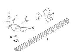 Image of Running Board Nut image for your 2003 Ford F-150  XLT Standard Cab Pickup Fleetside 