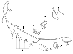 Image of Park Assist Camera Wiring Harness (Front) image for your 2001 Ford F-150   