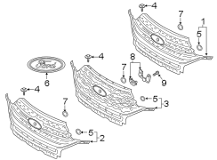 Image of Grille (Lower) image for your 2015 Lincoln MKZ   