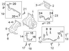 Image of Coolant. Water. Outlet. Line. A Line that carries. image for your 2022 Ford Bronco   