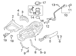 Image of Filler. Fuel. Pipe. (Upper). Capless Filler Valve. image for your Ford E-450 Super Duty  