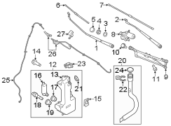 Image of Reservoir - Windshield Washer. image for your Ford Transit-150  