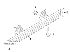 Image of Running Board Mounting Bracket image for your 2014 Ford F-150 3.7L V6 CNG A/T RWD STX Crew Cab Pickup Fleetside 