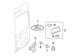 Image of REINFORCEMENT - BUMPER SECURIN. image for your Ford Transit-350  