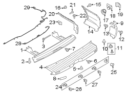 Image of Parking Aid System Wiring Harness image for your 2016 Ford Transit-250   