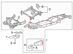 Image of Frame Rail (Front) image for your 2013 Ford F-250 Super Duty   