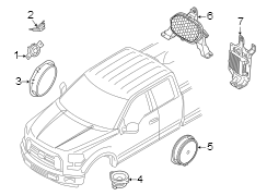 Image of Speaker (Rear) image for your Ford F-150 Lightning  