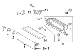 Image of Glove Box Door image for your 2024 Ford F-250 Super Duty   