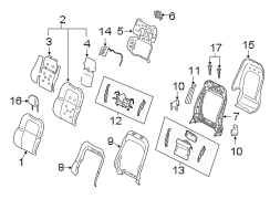 Image of Seat Memory Control Module image for your 2011 Ford Expedition   