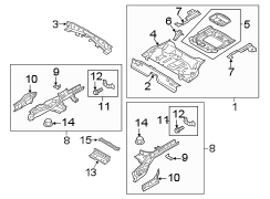 Image of Frame Side Member Assembly (Rear) image for your Lincoln Corsair  