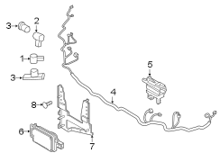 Image of Cruise Control Distance Sensor Bracket image for your Lincoln MKZ  