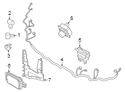 Image of Parking Aid System Wiring Harness image for your 2013 Lincoln MKZ   