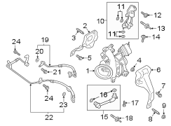 Image of Turbocharger Oil Line image for your 2018 Ford Fiesta   