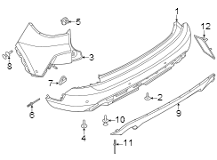 Image of Valance Panel (Rear, Lower) image for your 2014 Ford F-150 5.0L V8 FLEX A/T 4WD Lariat Crew Cab Pickup Fleetside 