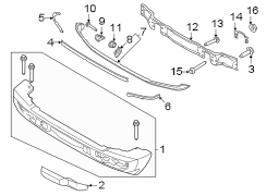 Image of Valance Panel (Lower) image for your Ford Bronco  