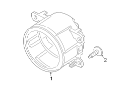 Image of Fog Light Bracket image for your 2019 Ford F-250 Super Duty 6.7L Power-Stroke V8 DIESEL A/T RWD XL Extended Cab Pickup Fleetside 