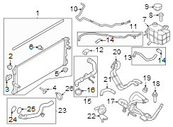 Image of Engine Coolant Reservoir image for your 2008 Ford Taurus X   