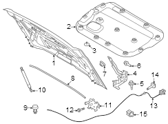 Image of Hood Stop Buffer image for your Ford Bronco  