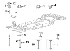 Image of Body Mount Cushion (Upper) image for your 2014 Ford F-350 Super Duty   