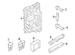 Image of Keyless Entry Receiver Bracket image for your 2020 Ford F-150   