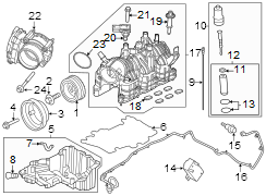 Image of Bolt. Manifold. Sensor. Intake. Screw. A Screw that is used to. image for your 2022 Ford F-350 Super Duty 6.7L Power-Stroke V8 DIESEL A/T RWD XL Standard Cab Pickup Fleetside 