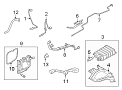 Image of Solenoid. Canister. Vapor. Purge. Valve. Vent. Location-Vapor Canister. image for your 2014 Lincoln MKZ   