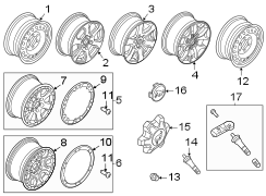 Image of Wheel Cap image for your Ford Bronco  