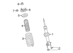 Image of Suspension Strut image for your 2022 Ford Bronco   