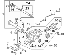 Image of Bracket. Bushing. (Rear). Included with:. image for your 2021 Ford Bronco   