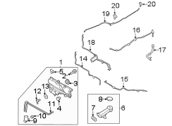 Image of Headlight Washer Nozzle image for your Ford Bronco  