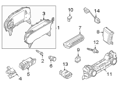 Image of Courtesy Light image for your 2014 Ford F-150 3.7L V6 LPG A/T 4WD STX Crew Cab Pickup Fleetside 