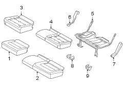 Image of Seat Cover (Rear) image for your 2022 Ford Maverick   