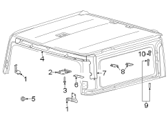 Image of Bolt. TORX Head. Pin. Reinforcement. Retainer. image for your 2023 Ford Bronco  Raptor Sport Utility 