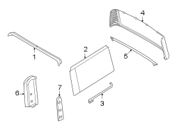 Image of SEAL - ROOF PANEL OPENING. image for your Ford Bronco  