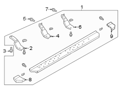 Image of Running Board Mounting Bracket (Front) image for your Ford F-350 Super Duty  