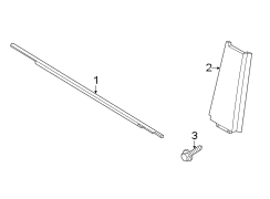 Image of Door Belt Molding image for your 1998 Ford F-150   