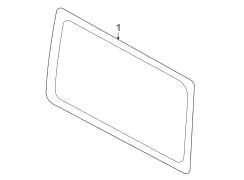 Image of Quarter Glass (Front, Rear) image for your Ford Bronco  