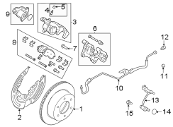 Image of Brake Hydraulic Hose image for your 2022 Ford F-150   