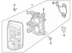 Image of Tail Light Screw image for your 2017 Ford F-350 Super Duty   