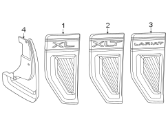 Image of Mud Flap Kit image for your 1996 Ford Bronco   