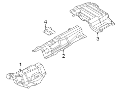 Image of Floor Pan Heat Shield image for your 2022 Ford Escape   