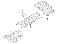 Image of Floor Pan Heat Shield image for your 2002 Ford Escape   