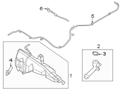 Image of Washer Fluid Reservoir image for your 1993 Ford F-150   