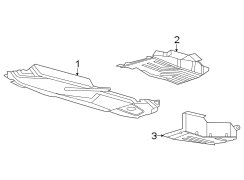 Image of Floor Pan Splash Shield (Rear) image for your Ford Maverick  