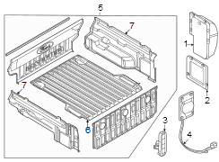 Image of Truck Bed Storage Box image for your 2022 Ford Maverick   