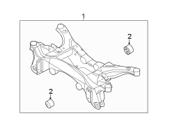 Image of Suspension Subframe Crossmember (Rear) image for your 2006 Ford Focus   