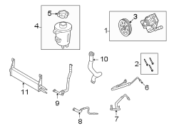 Image of Power Steering Reservoir image for your 2022 Lincoln Navigator   