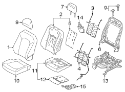 Image of Seat Heater Pad image for your 2020 Ford F-350 Super Duty   