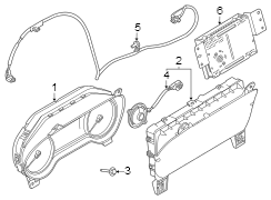 Image of Instrument Cluster image for your 2023 Ford Mustang   